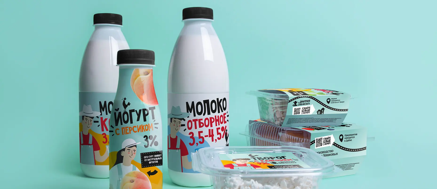 ребрендинг службы доставки продуктов «Ешь деревенское»