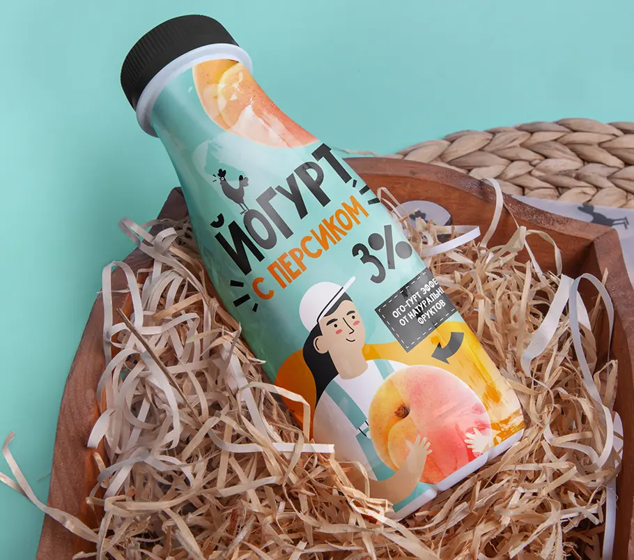 ребрендинг службы доставки продуктов «Ешь деревенское»