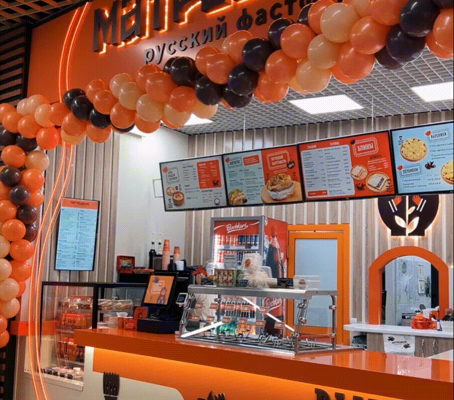 ребрендинг сети кафе «Матрёшкино»