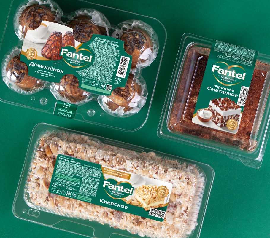 ребрендинг кондитерского бренда Fantel