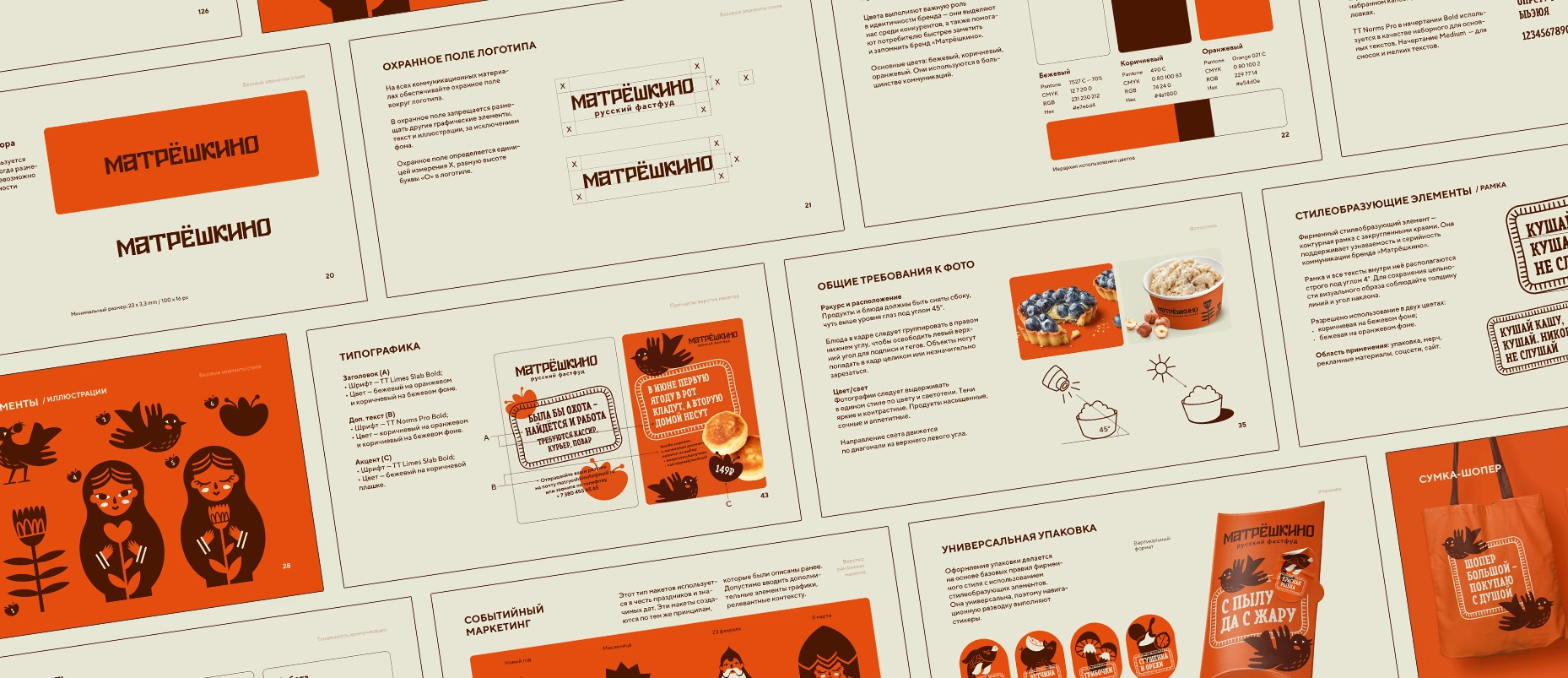 ребрендинг сети кафе «Матрёшкино»